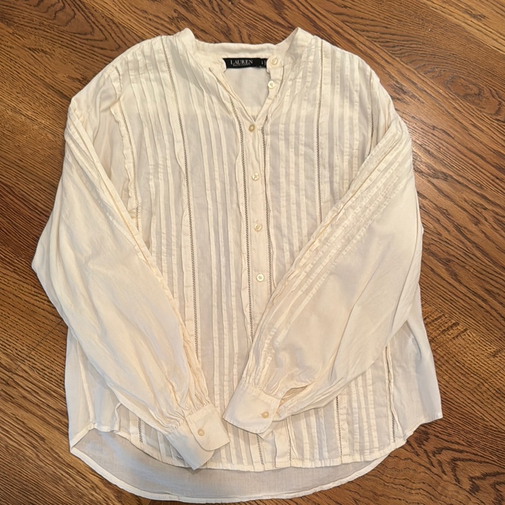 Ralph Lauren Cream Blouse